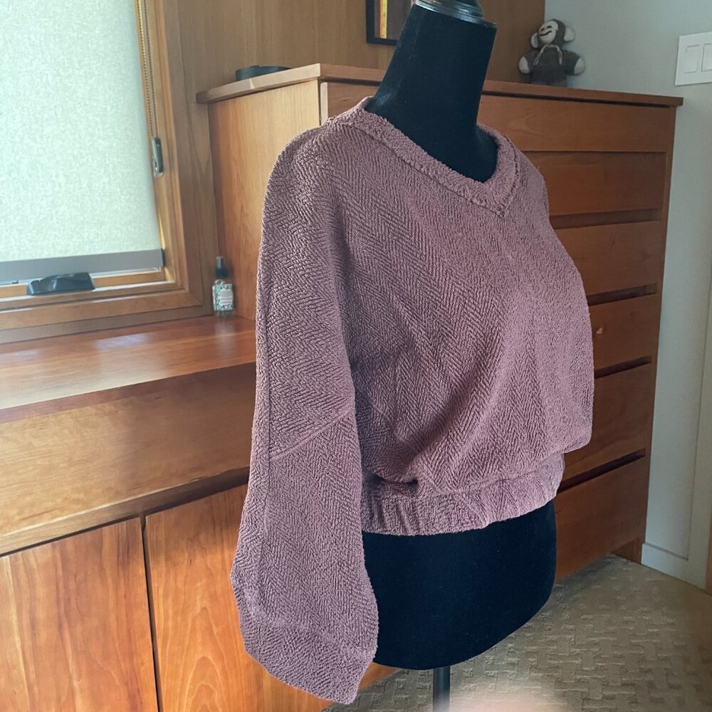 Free People Cinch Waist Dolman Sleeve Pullover S - Picture 5 of 6